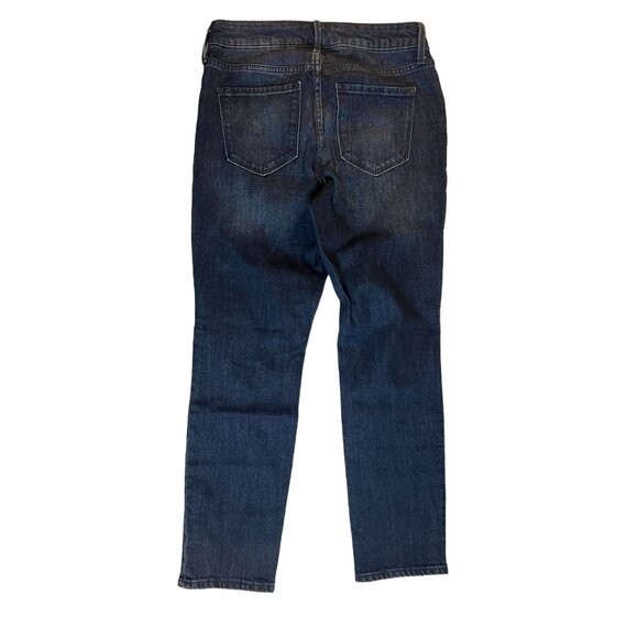Old Navy Power Straight High Rise Jeans Distressed Secret Slim Pockets Blue W30 - Picture 2 of 9